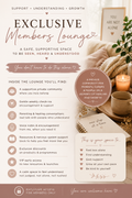 Exclusive Members Lounge 🤍